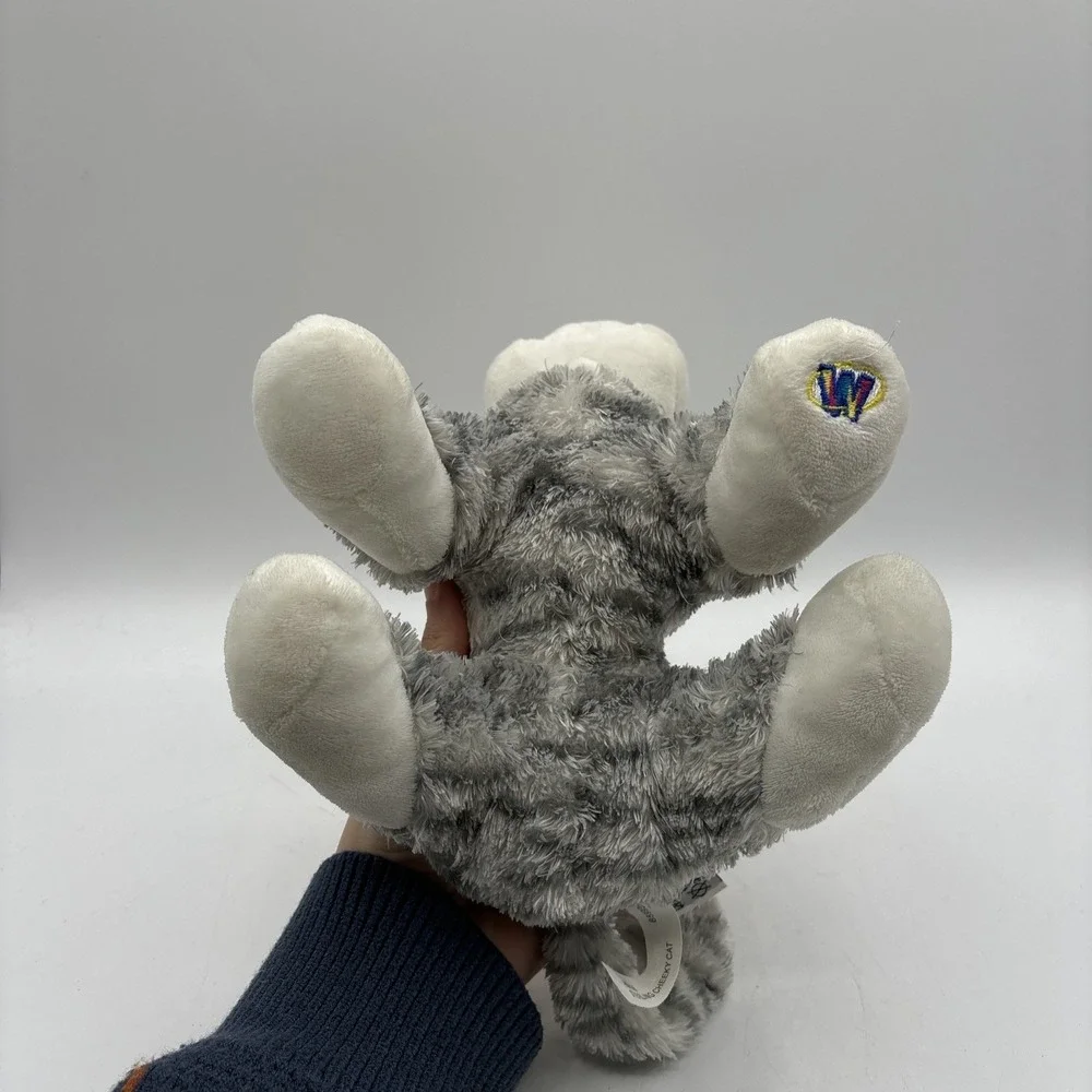 Webkinz Ganz Cheeky Cat Sterling Gray Stripe HM496 No Code Great Condition‎